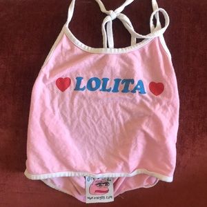 Ohmighty Lolita Tie Crop Top